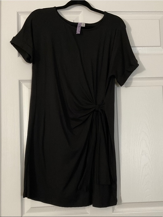 Alya Dresses & Skirts - Alya Black Knot-Detail Mini Dress